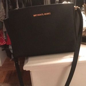 Selma Medium Saffiano Leather crossbody bag